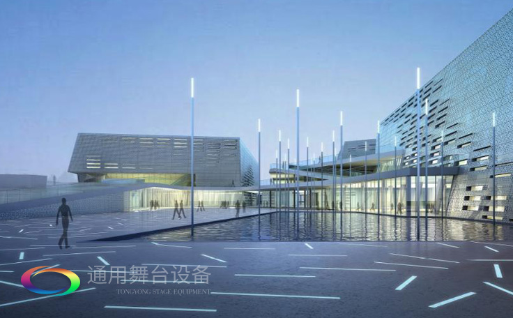舞臺(tái)阻燃幕布通用舞臺(tái)扛起建設(shè)單位責(zé)任，加強(qiáng)檢查監(jiān)管，落實(shí)“3個(gè)100%”要求！東莞市工人文化宮工人電影院改造工程順利完工